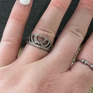 Pandora Tiara Heart Ring